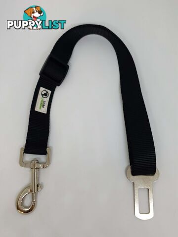 Seat Belt Safety Travel Attachment Connector - Moondidley Pets - MDPSBBLU