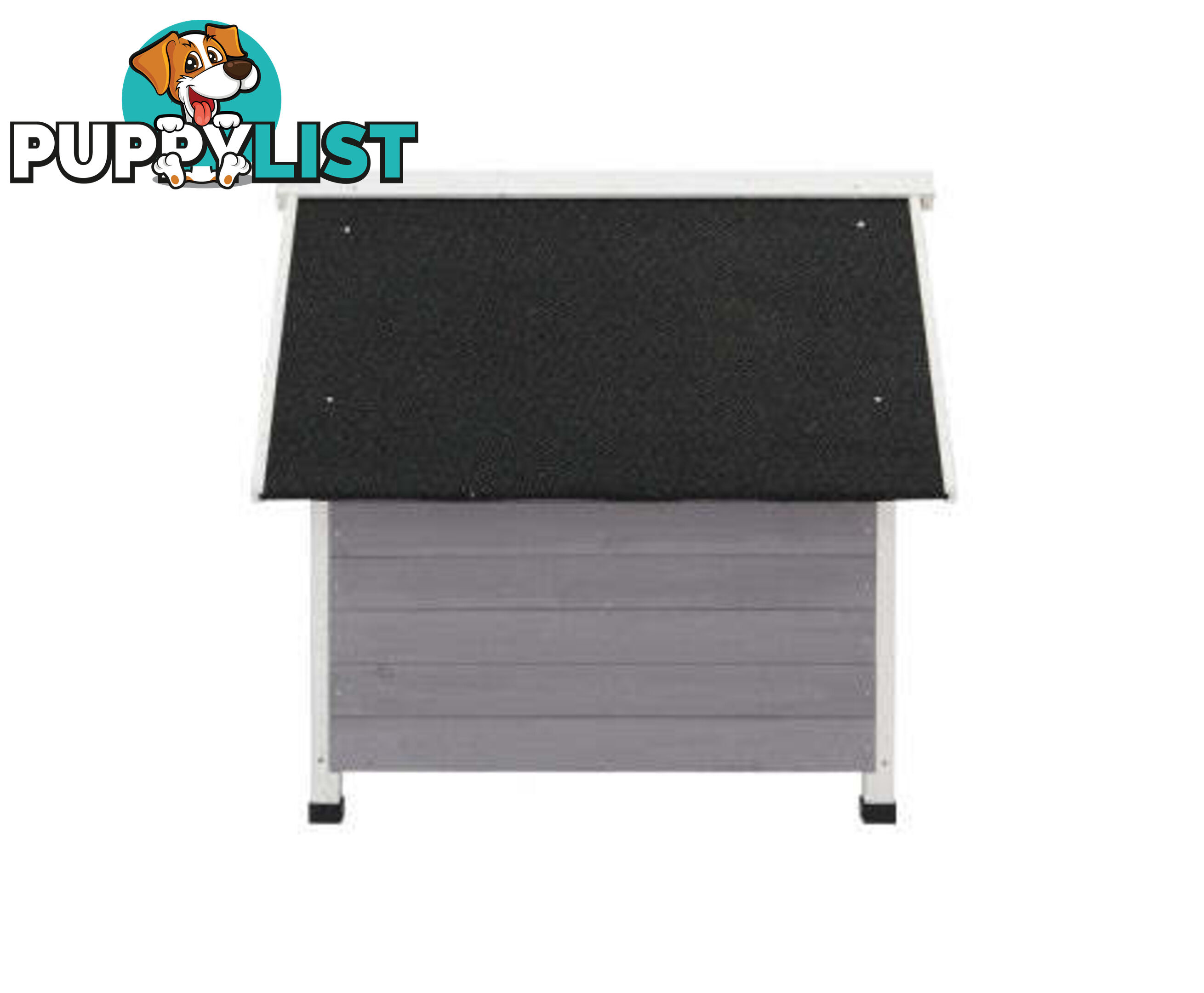i.Pet Dog Kennel House Wooden Outdoor Indoor Puppy Pet House Weatherproof - PET-GT-DH3L-GW