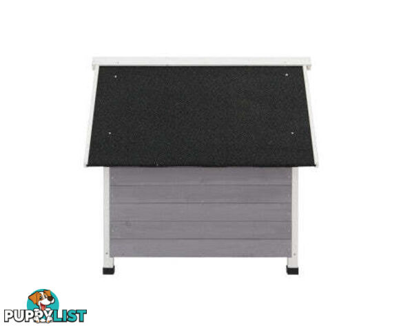 i.Pet Dog Kennel House Wooden Outdoor Indoor Puppy Pet House Weatherproof - PET-GT-DH3L-GW
