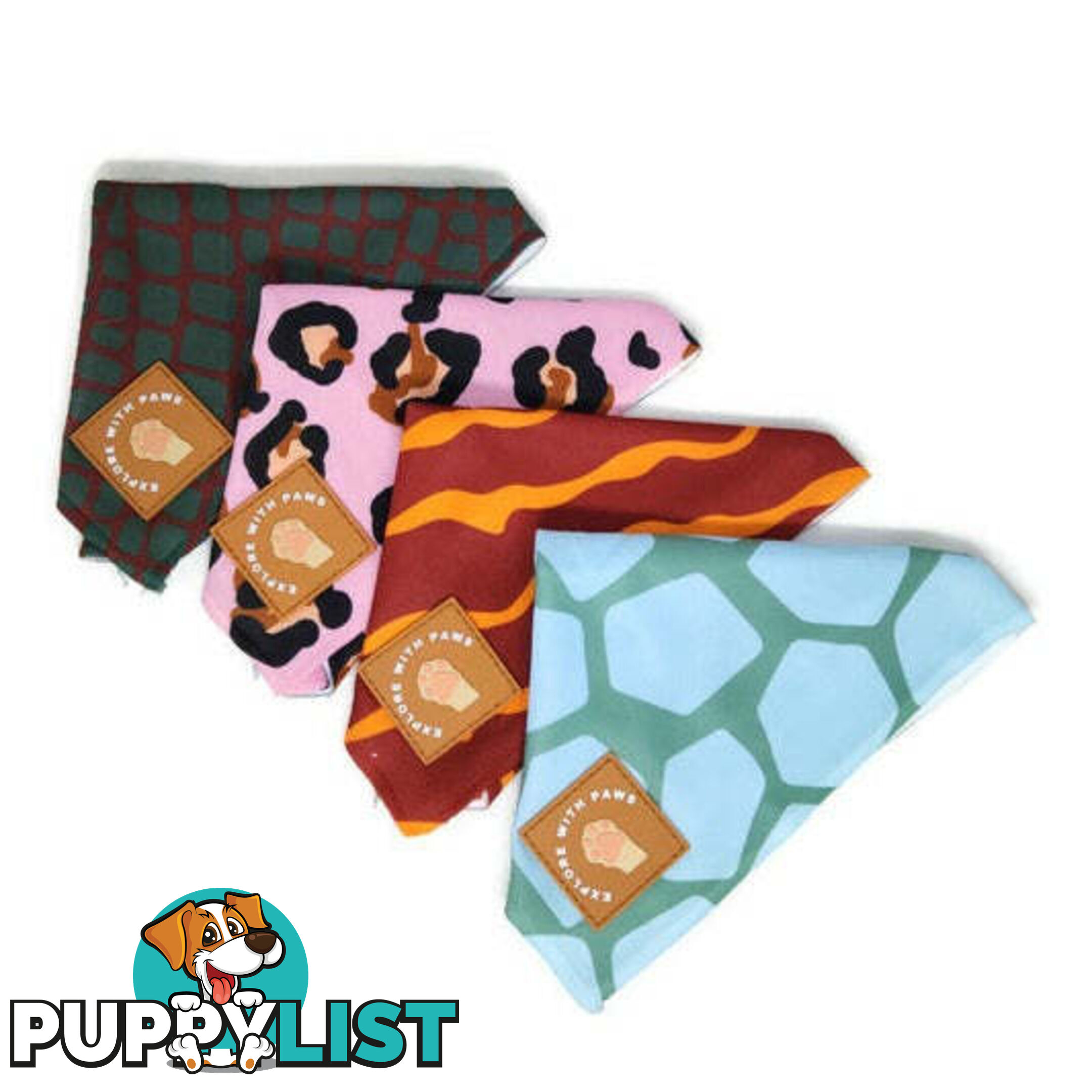 Designer Dog Bandana's by Explore with Paws - EWPBANMCRO