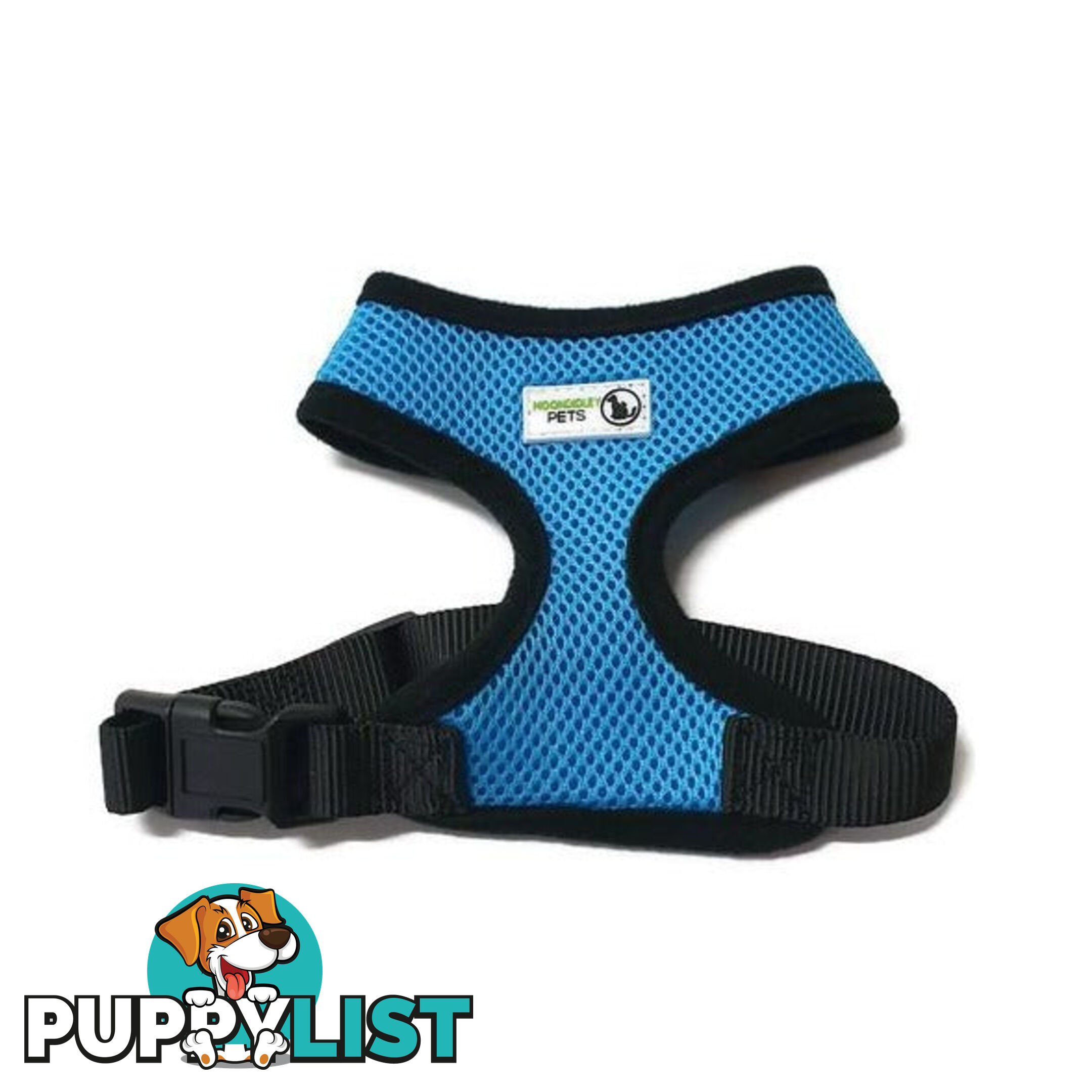 Pet Harness Soft Air Mesh Padded Adjustable  - Moondidley Pets - MDPHARNESSMPUR
