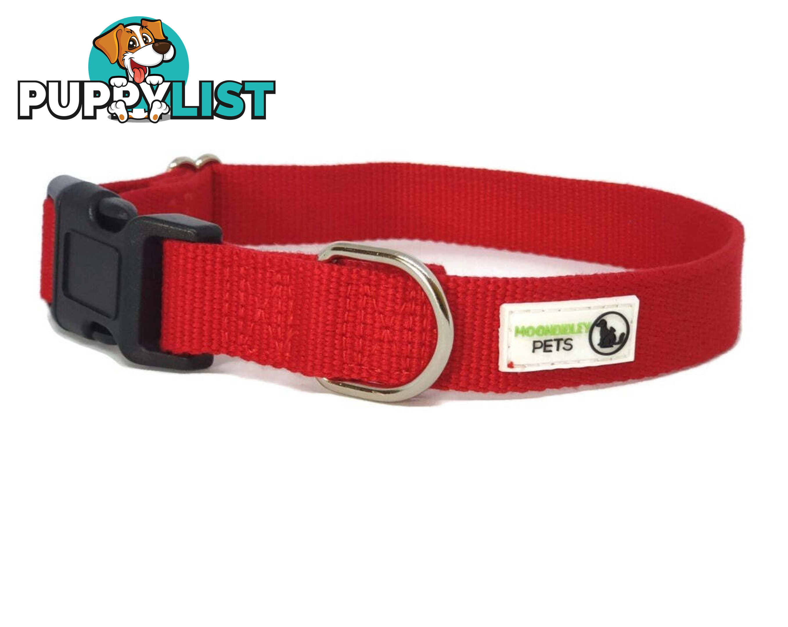 100% Pure Bamboo Fibre Dog Collar Plastic Buckle - Moondidley Pets - MDPCOLBAMLNVY