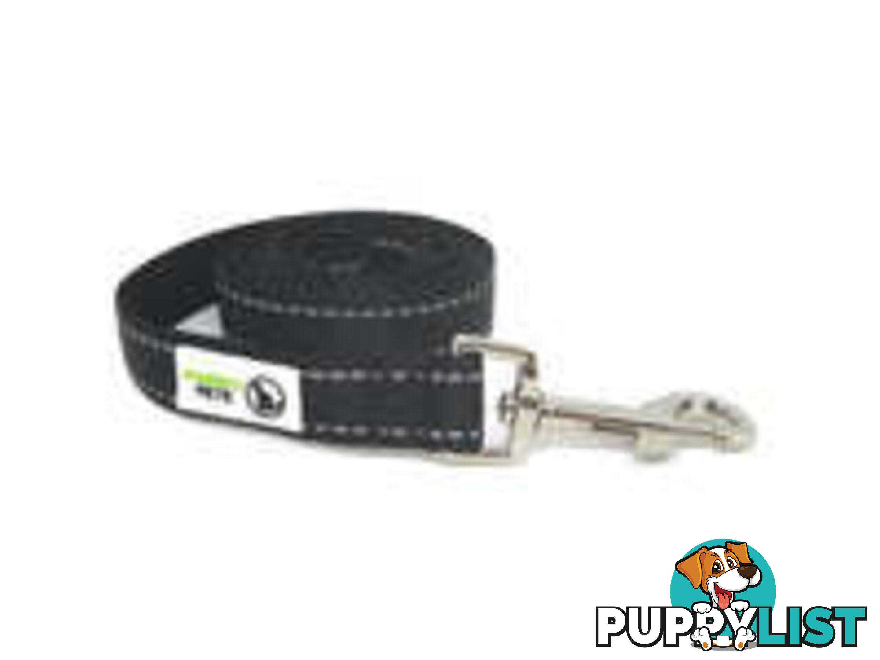 10m Long Nylon w/Reflective Stitching Dog Lead - Moondidley Pets - MDPLDREFLBLU2010