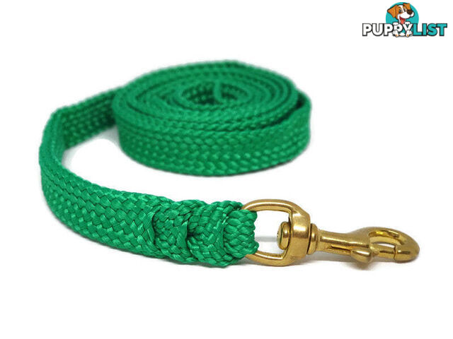 1.8m to 10m Long Dog Lead No Stitching Tough Yarnix 20mm Wide - YNXLD205SSBLUYEL