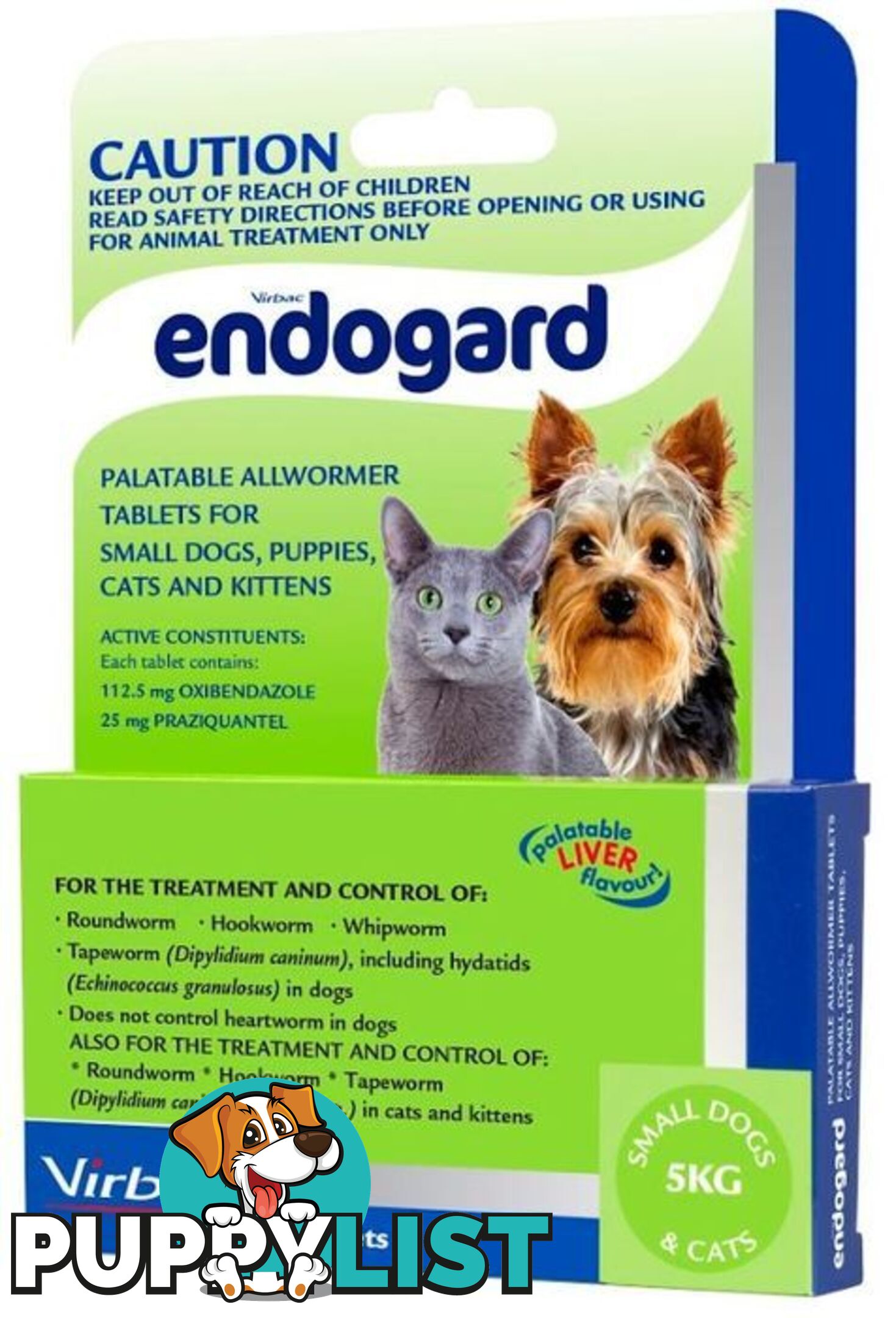 VIRBAC ENDOGARD WORMING - WPS-DHV2970