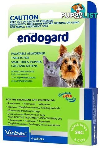 VIRBAC ENDOGARD WORMING - WPS-DHV2970