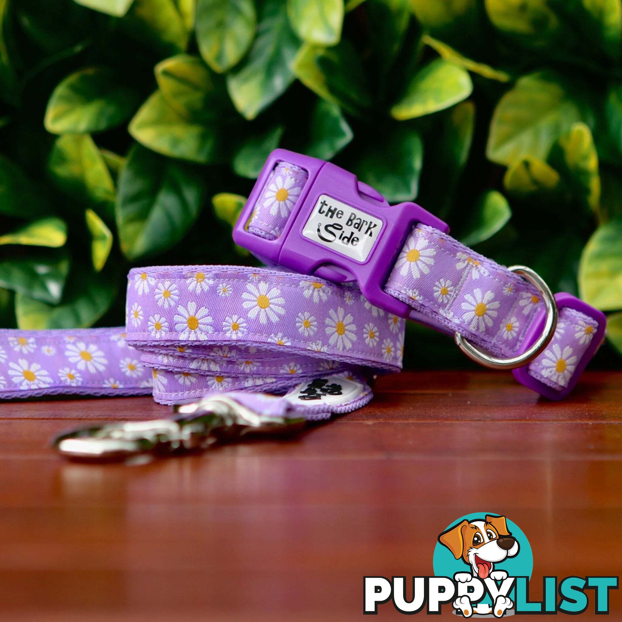 Daisy Dog Lead / Dog Leash - Hand Made by The Bark Side - TBSLDDAIBLU251.2