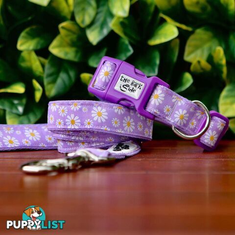 Daisy Dog Lead / Dog Leash - Hand Made by The Bark Side - TBSLDDAIBLU251.2