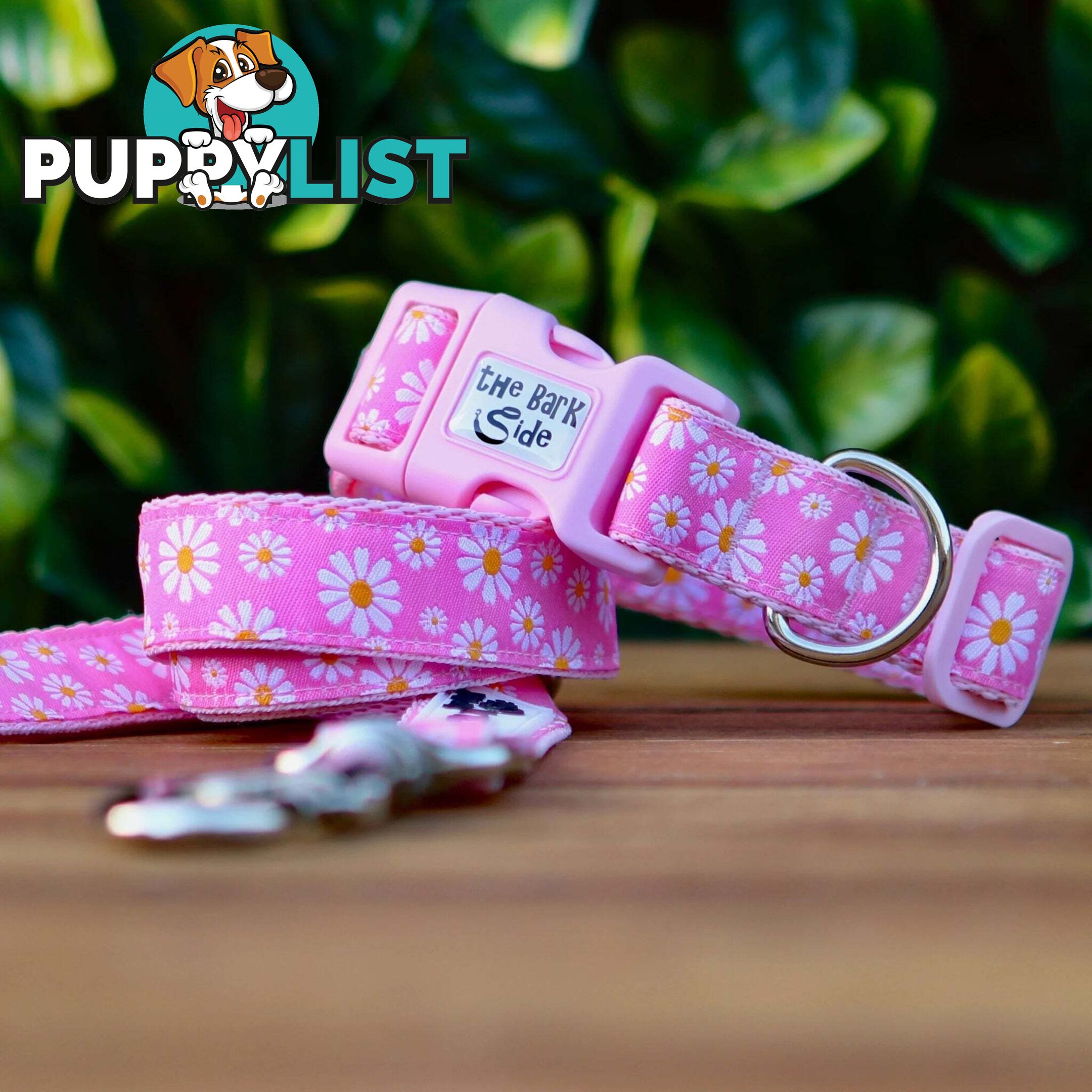 Daisy Dog Lead / Dog Leash - Hand Made by The Bark Side - TBSLDDAIBLU251.2