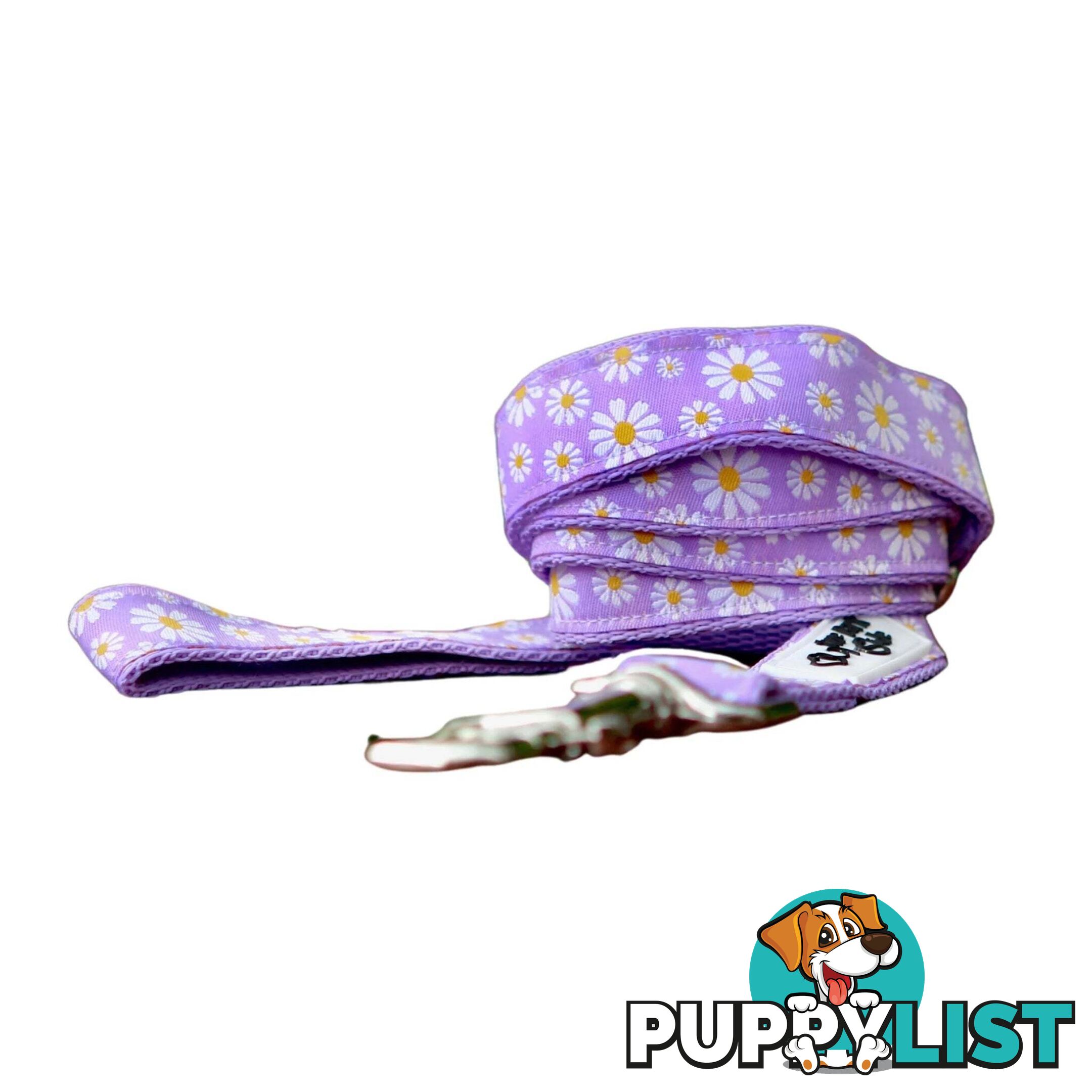 Daisy Dog Lead / Dog Leash - Hand Made by The Bark Side - TBSLDDAIBLU251.2