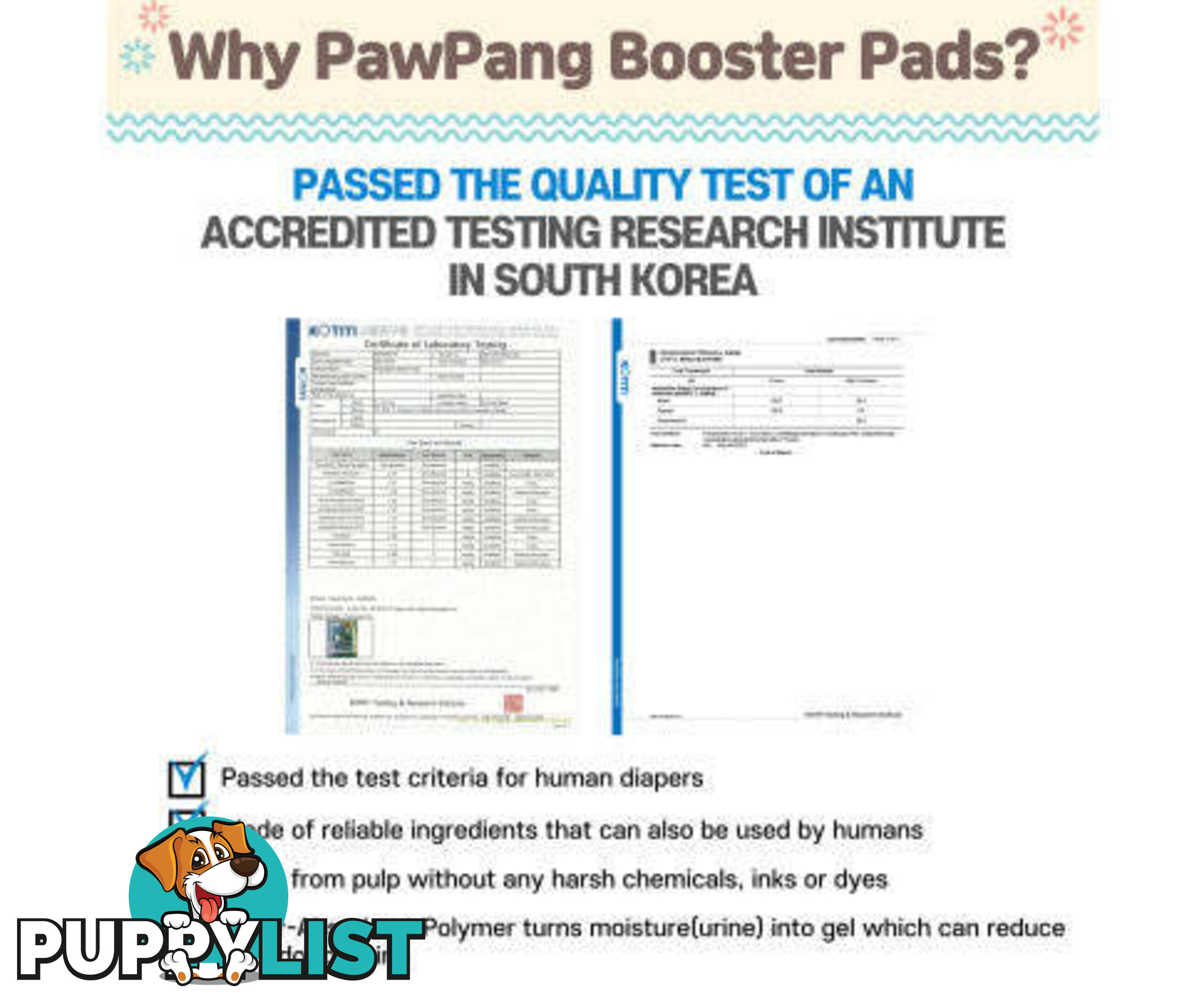 PawPang Dog Wrap Reusable Male + 10 Ct Diaper Booster Pads Disposable - V274-PET-MALEWPPAD-S