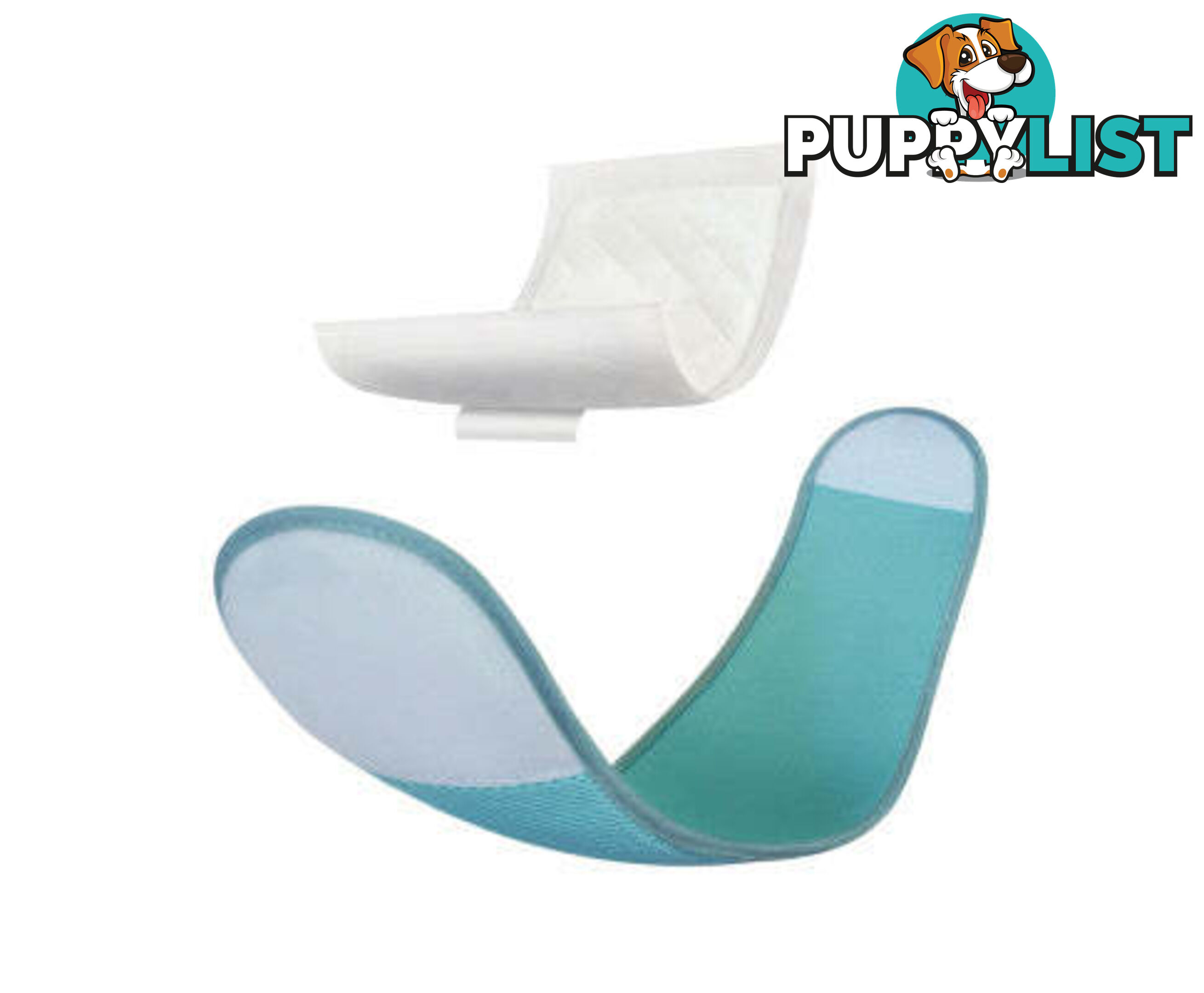 PawPang Dog Wrap Reusable Male + 10 Ct Diaper Booster Pads Disposable - V274-PET-MALEWPPAD-S