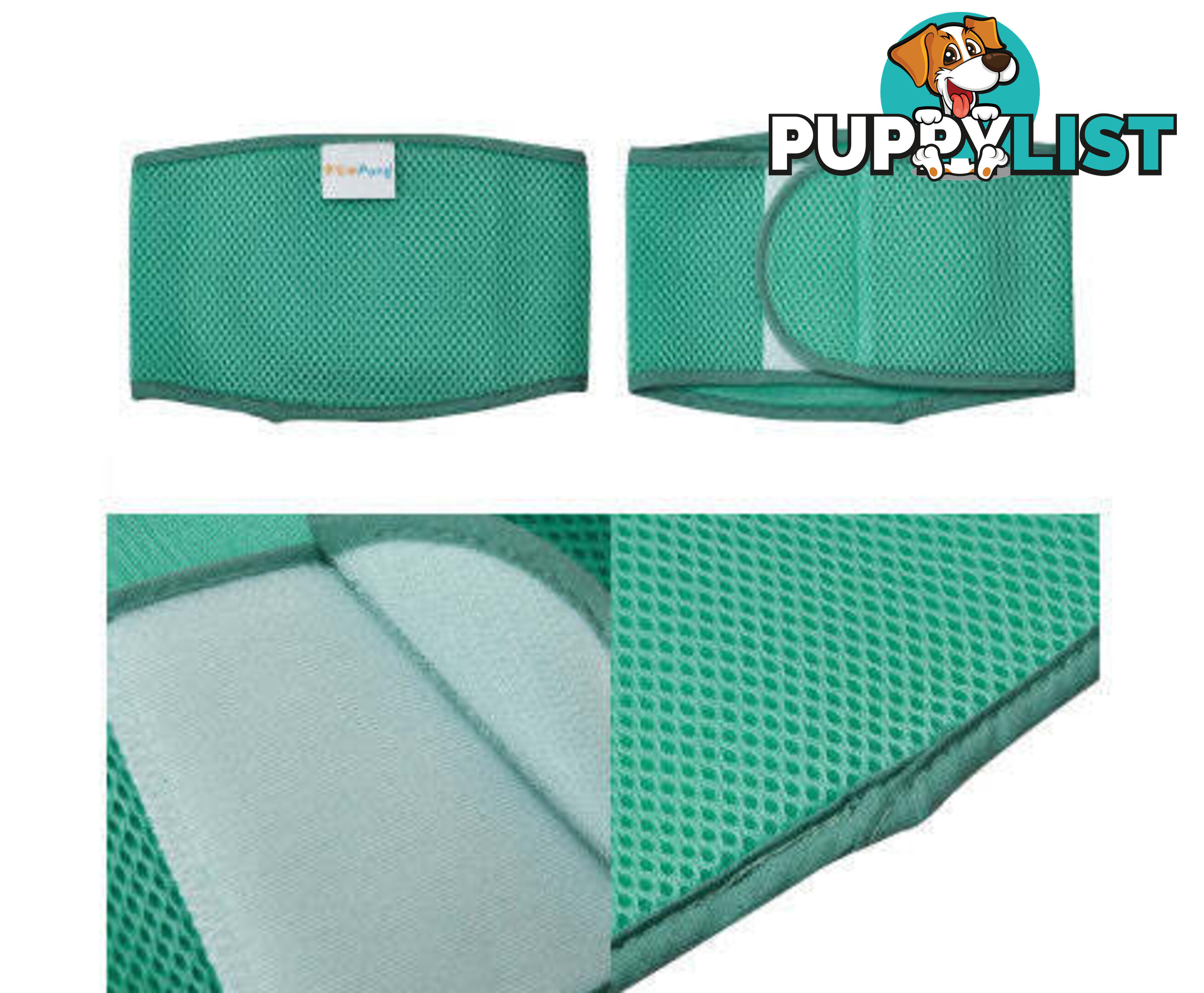 PawPang Dog Wrap Reusable Male + 10 Ct Diaper Booster Pads Disposable - V274-PET-MALEWPPAD-S