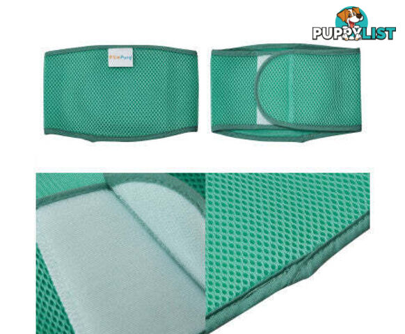 PawPang Dog Wrap Reusable Male + 10 Ct Diaper Booster Pads Disposable - V274-PET-MALEWPPAD-S