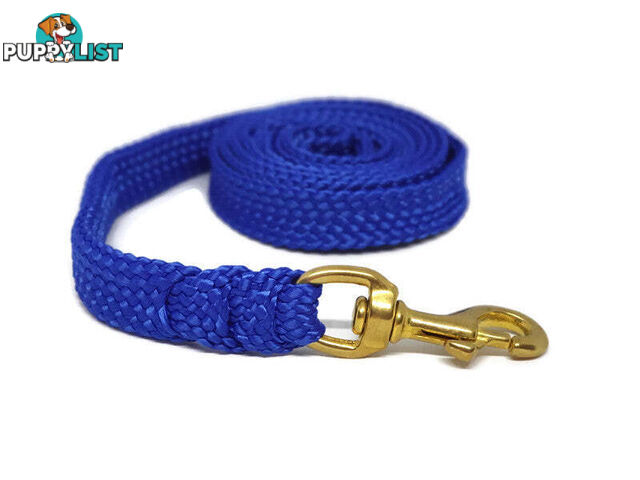 1.8m to 10m Long Dog Lead No Stitching Tough Yarnix 20mm Wide - YNXLD205BRBLK