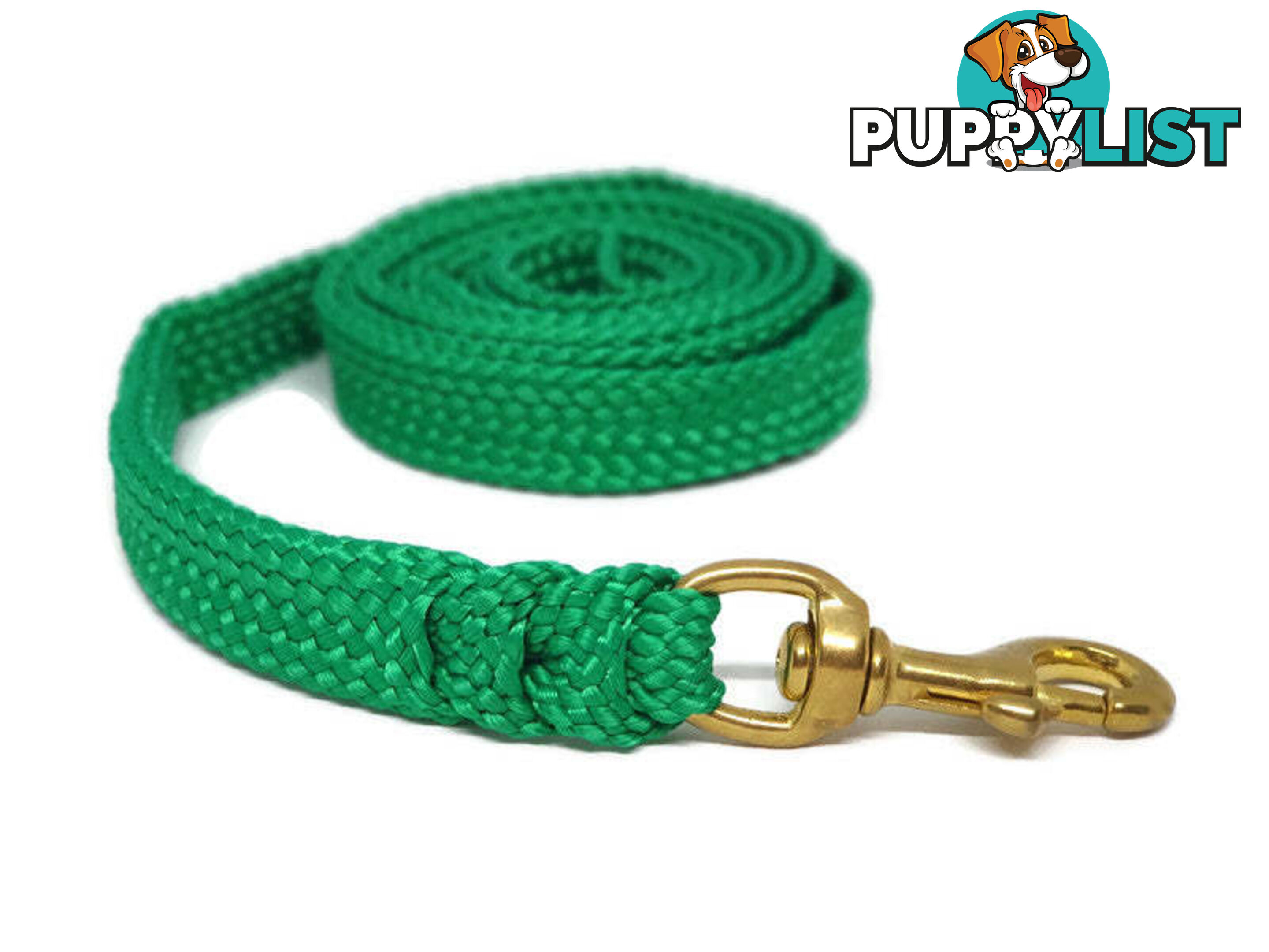 1.8m to 10m Long Dog Lead No Stitching Tough Yarnix 20mm Wide - YNXLD205BRBLK