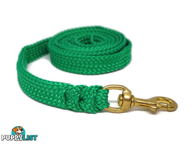 1.8m to 10m Long Dog Lead No Stitching Tough Yarnix 20mm Wide - YNXLD205BRBLK