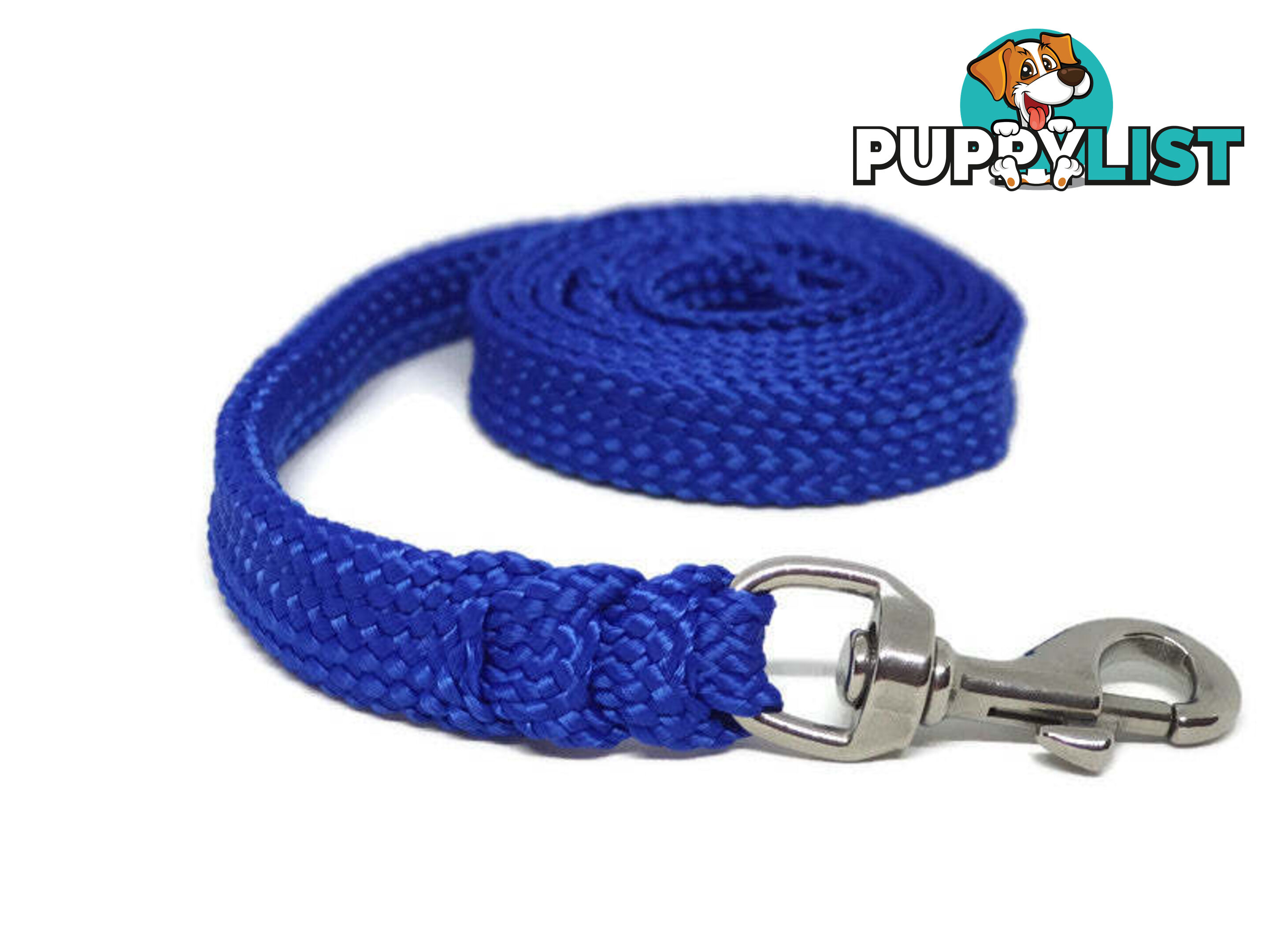 1.8m to 10m Long Dog Lead No Stitching Tough Yarnix 20mm Wide - YNXLD205BRBLK