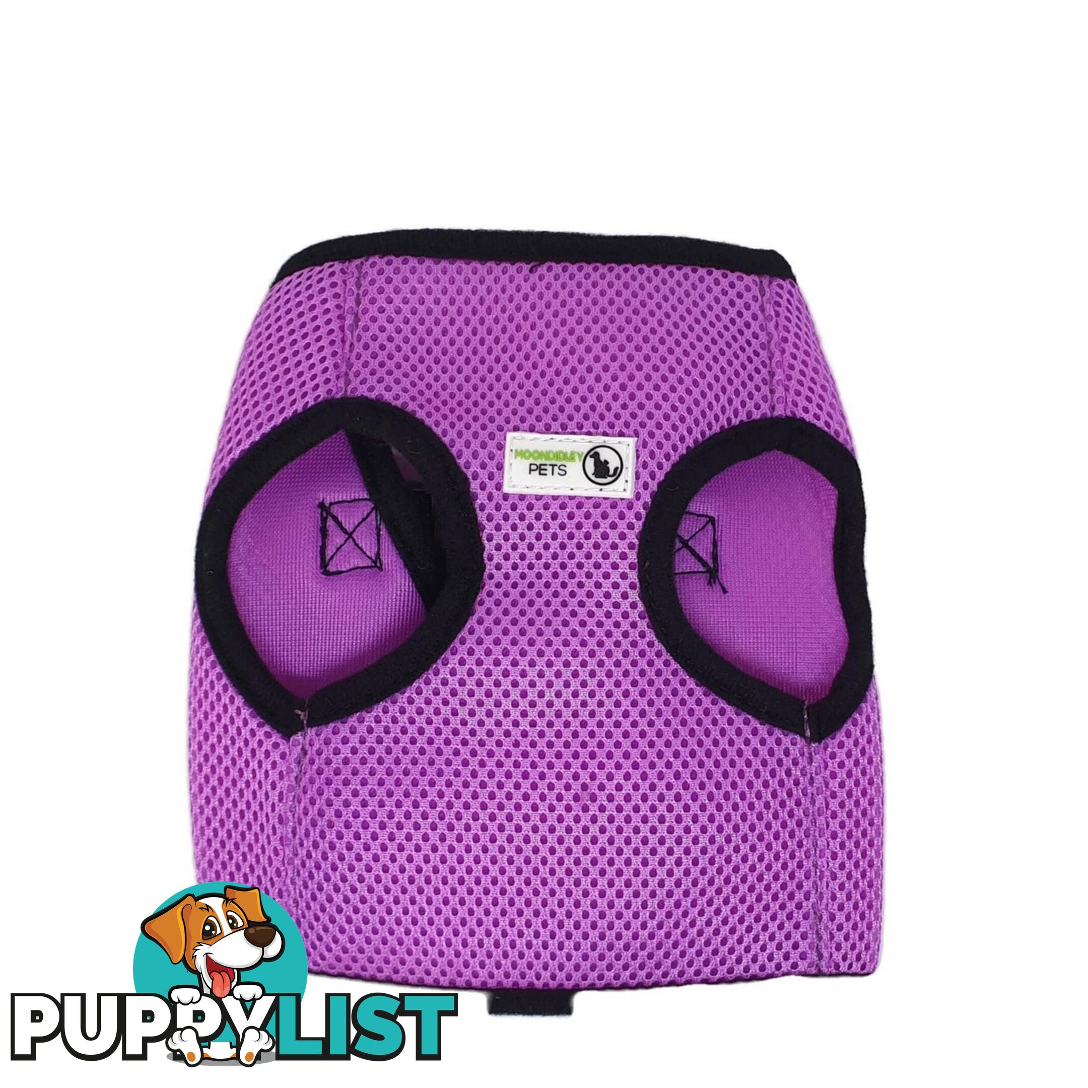 Doggie ID Vest Soft Air Mesh Personlised Embroidered - MDPIDVESSRED
