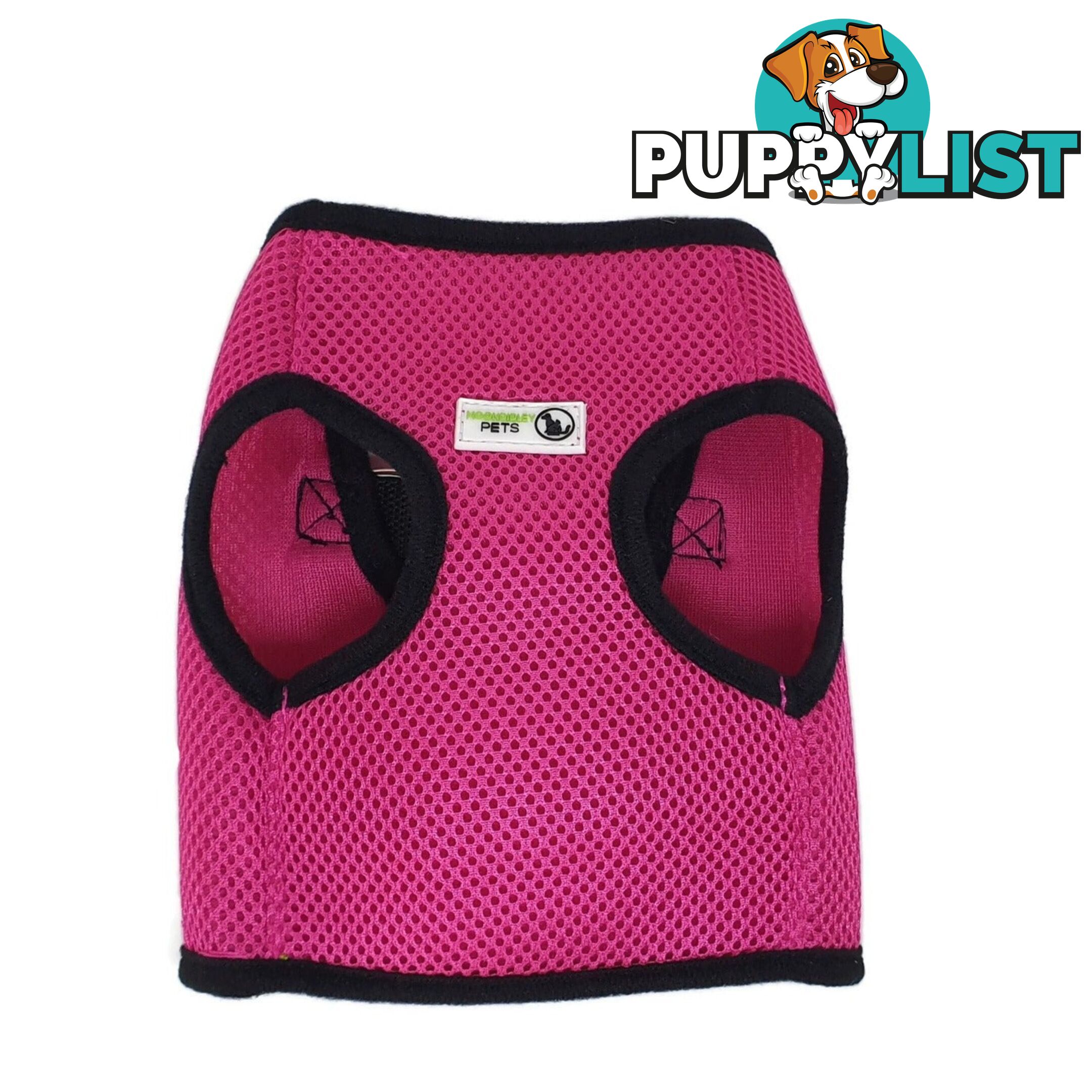 Doggie ID Vest Soft Air Mesh Personlised Embroidered - MDPIDVESSRED