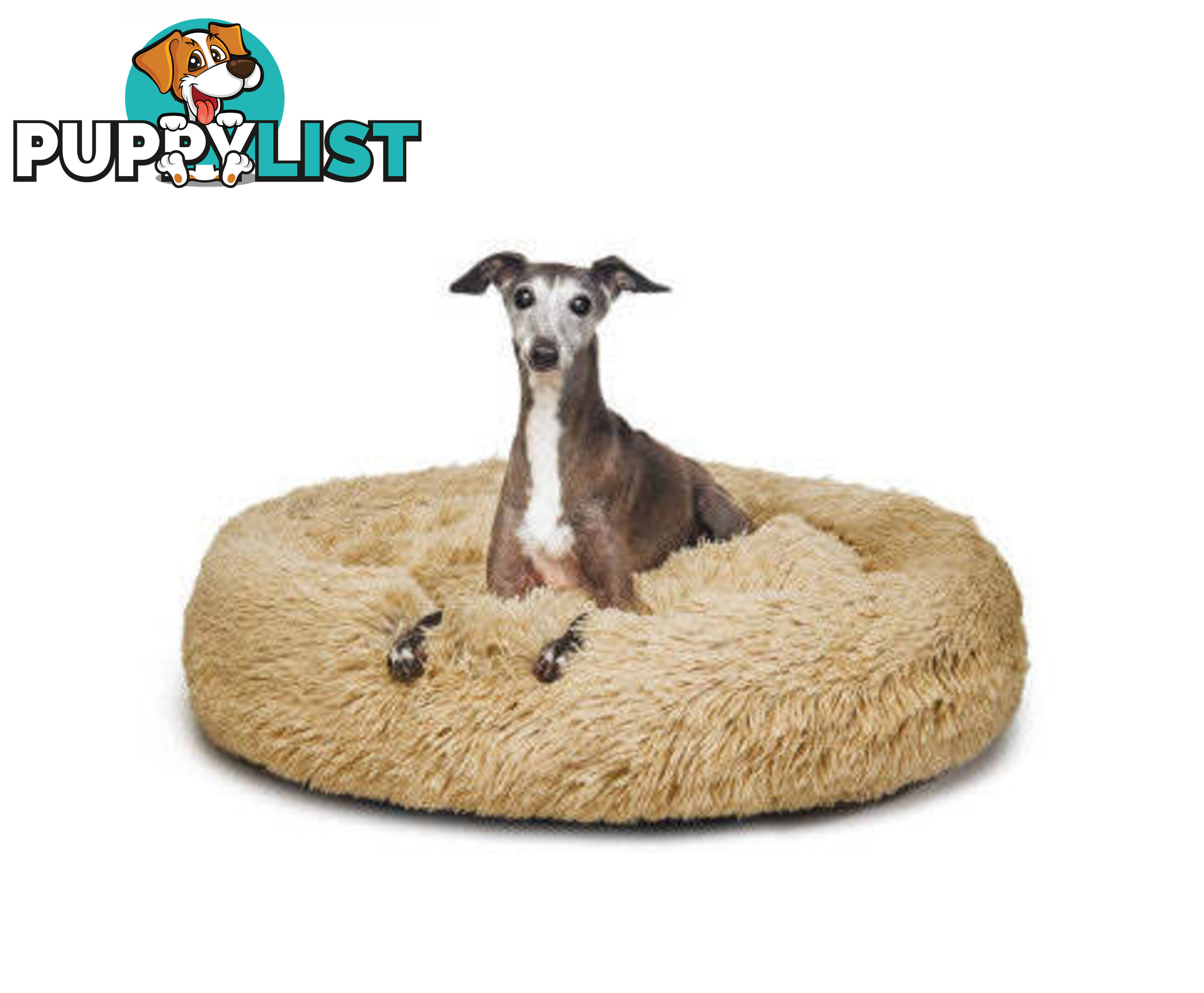 Fur King "Aussie" Calming Dog Bed - Grey - Extra Large - V364-DCA1DDP0303S