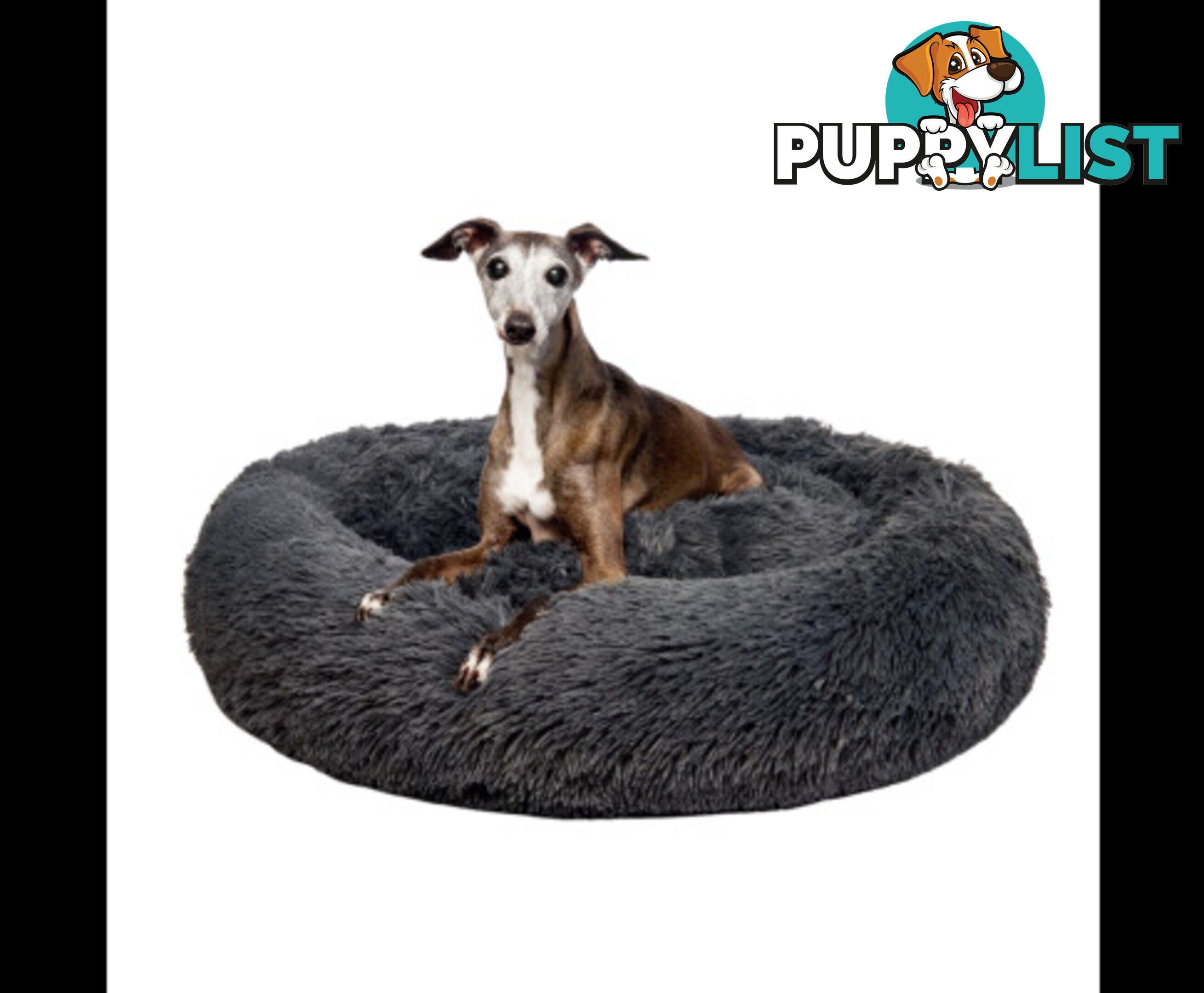 Fur King "Aussie" Calming Dog Bed - Grey - Extra Large - V364-DCA1DDP0303S