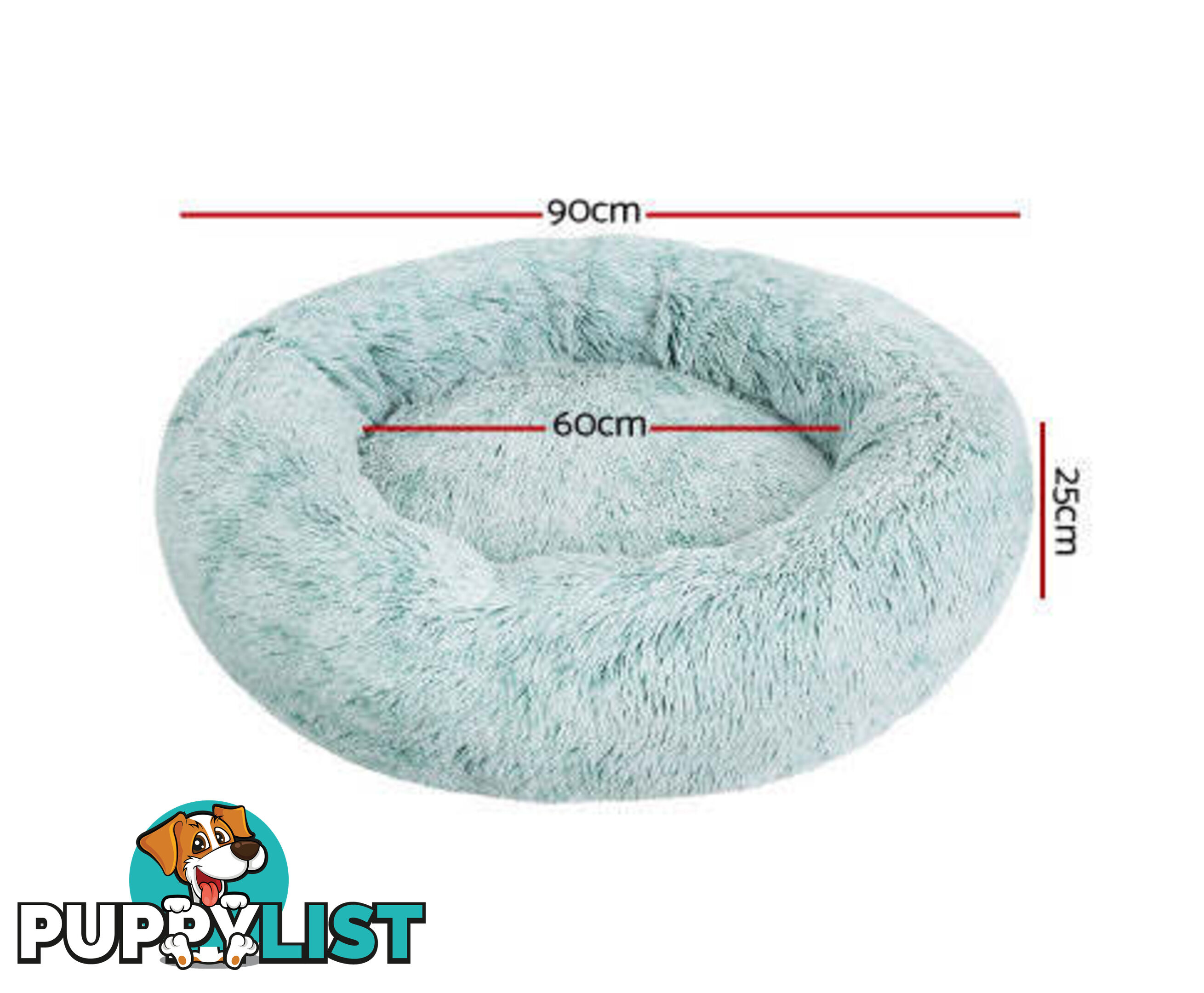 Pet Bed Dog Cat Calming Bed Sleeping Comfy Washable - PET-BED-D110-PK
