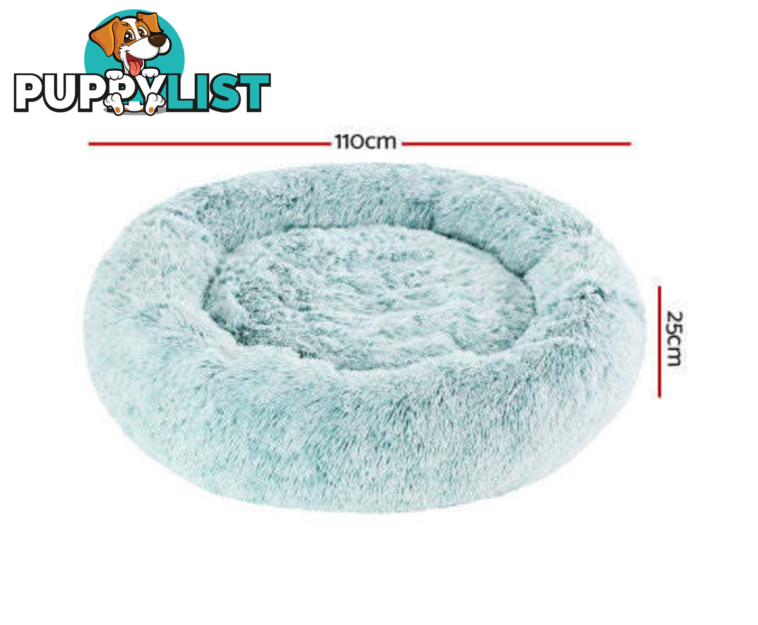 Pet Bed Dog Cat Calming Bed Sleeping Comfy Washable - PET-BED-D110-PK