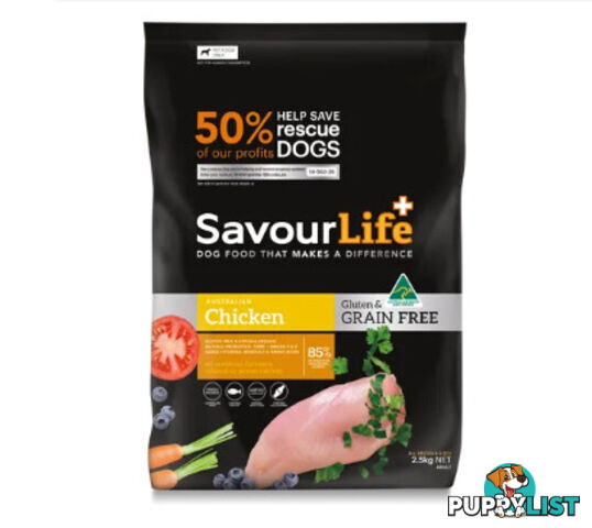 SavourLife Grain Free Dog Food 2.5kg - WPS-DPS7090