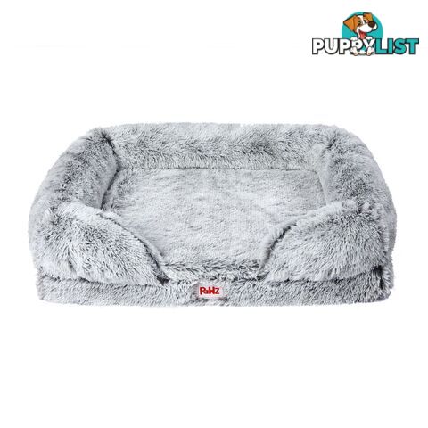 PaWz Pet Bed Orthopedic Sofa Dog Beds Bedding Soft Warm Mat Mattress Cushion - WB-PT1048-M-GY