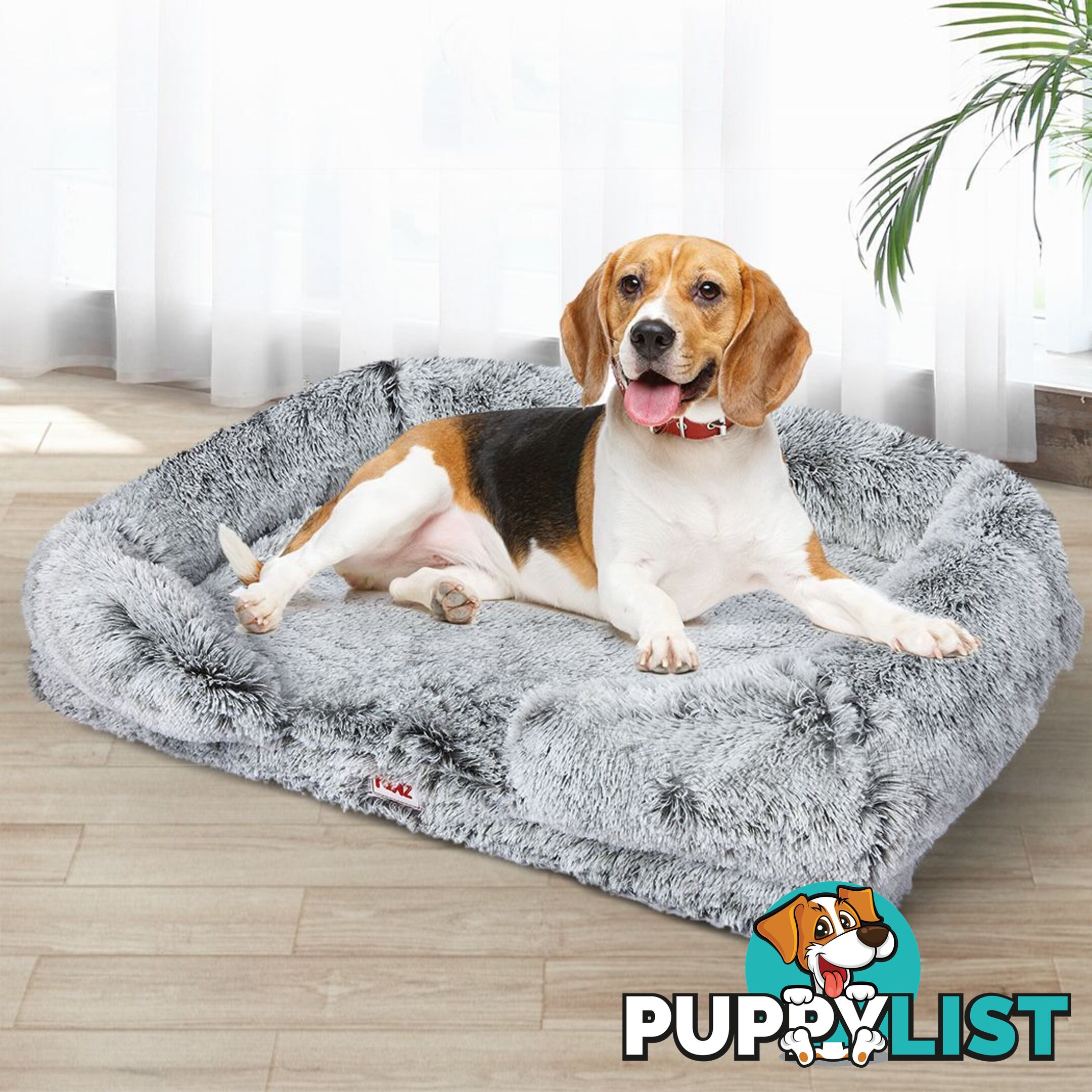 PaWz Pet Bed Orthopedic Sofa Dog Beds Bedding Soft Warm Mat Mattress Cushion - WB-PT1048-M-GY