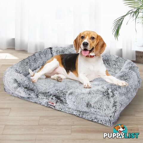 PaWz Pet Bed Orthopedic Sofa Dog Beds Bedding Soft Warm Mat Mattress Cushion - WB-PT1048-M-GY