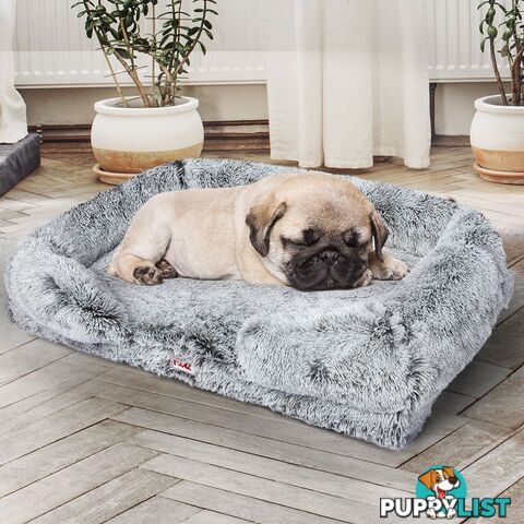 PaWz Pet Bed Orthopedic Sofa Dog Beds Bedding Soft Warm Mat Mattress Cushion - WB-PT1048-M-GY