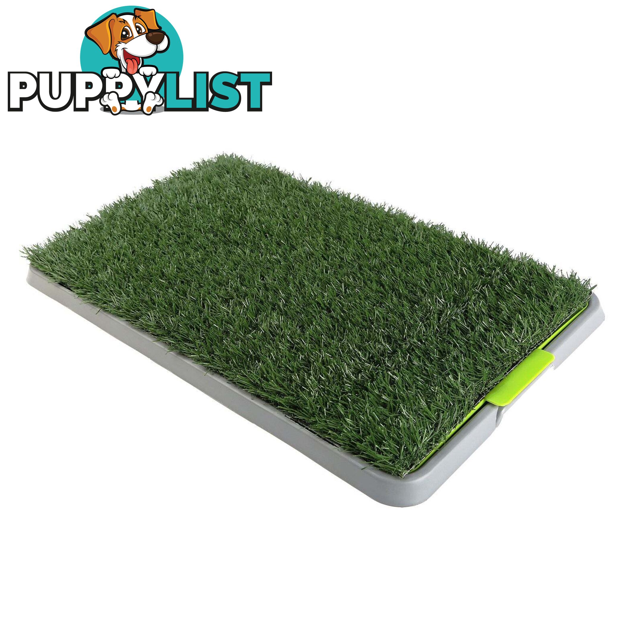 Pet Dog Potty Tray Training Toilet + 1 Grass Mat 69cm x 43cm - V274-PET-HH202