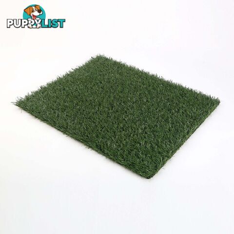 Pet Dog Potty Tray Training Toilet + 1 Grass Mat 69cm x 43cm - V274-PET-HH202