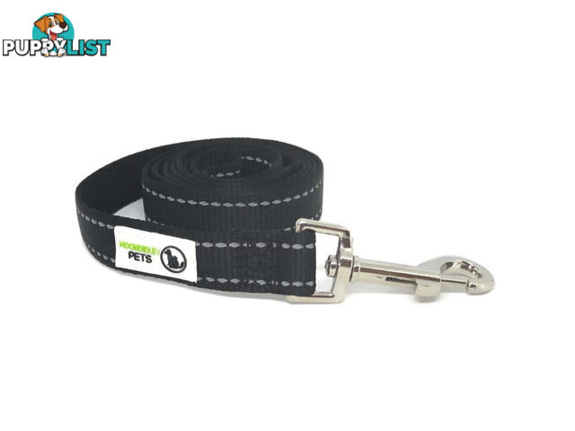 1.8m Nylon w/Reflective Stitching Dog Lead - Moondidley Pets - MDPLDREFTUR251.8