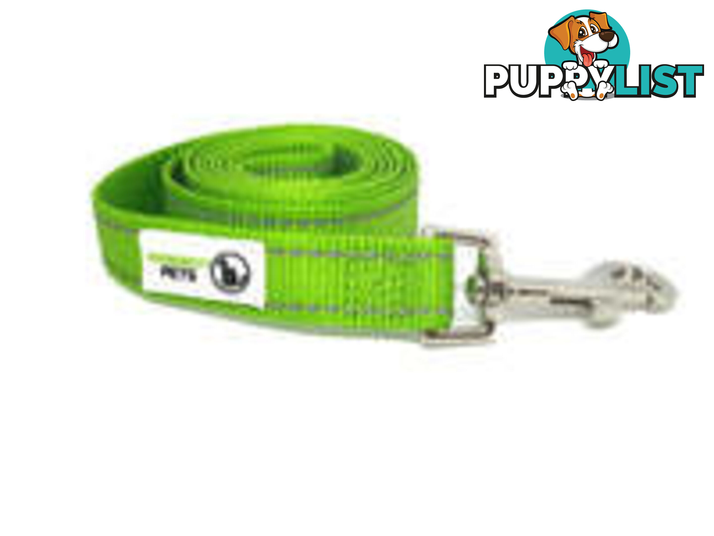 1.8m Nylon w/Reflective Stitching Dog Lead - Moondidley Pets - MDPLDREFTUR251.8