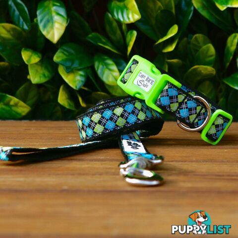 Tartan Dog Lead / Dog Leash - Hand Made by The Bark Side - TBSLDTARGRN201.2