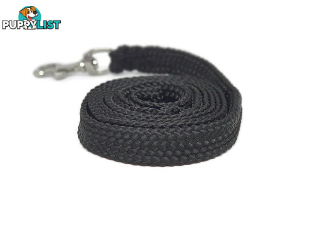 1.8m to 10m Long Dog Lead No Stitching Tough Yarnix 20mm Wide - YNXLD205SSBLU