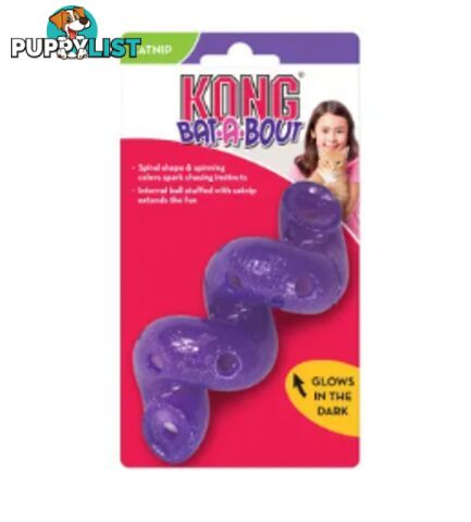 KONG Bat A Bout Cat Spiral Toy - WPS-CAK2882