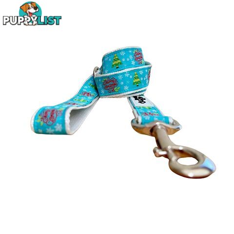 Christmas Dog Lead / Dog Leash - Hand Made by The Bark Side - TBSLDCHRREI251.8