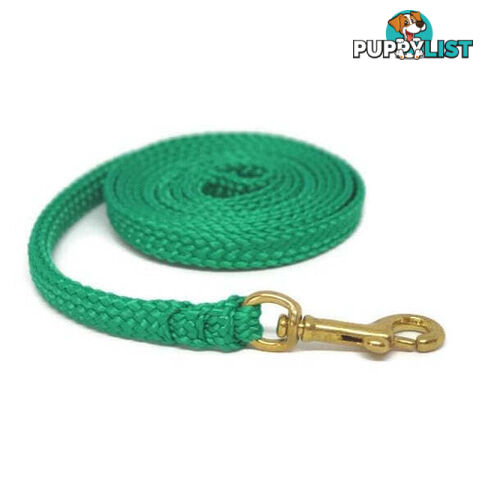 1.8m to 10m Long Dog Lead No Stitching Tough Yarnix 10mm Wide - YNXLD10-5-RD-SS