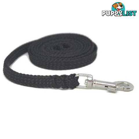 1.8m to 10m Long Dog Lead No Stitching Tough Yarnix 10mm Wide - YNXLD10-5-RD-SS