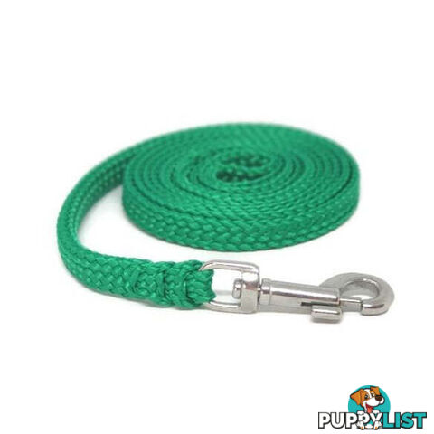 1.8m to 10m Long Dog Lead No Stitching Tough Yarnix 10mm Wide - YNXLD10-5-RD-SS