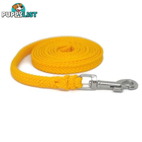 1.8m to 10m Long Dog Lead No Stitching Tough Yarnix 10mm Wide - YNXLD10-5-RD-SS