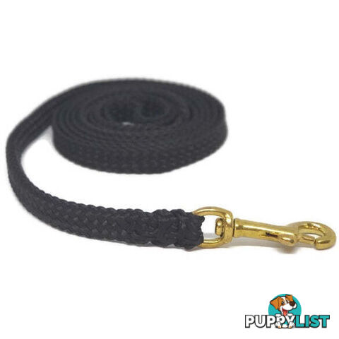 1.8m to 10m Long Dog Lead No Stitching Tough Yarnix 10mm Wide - YNXLD10-5-RD-SS