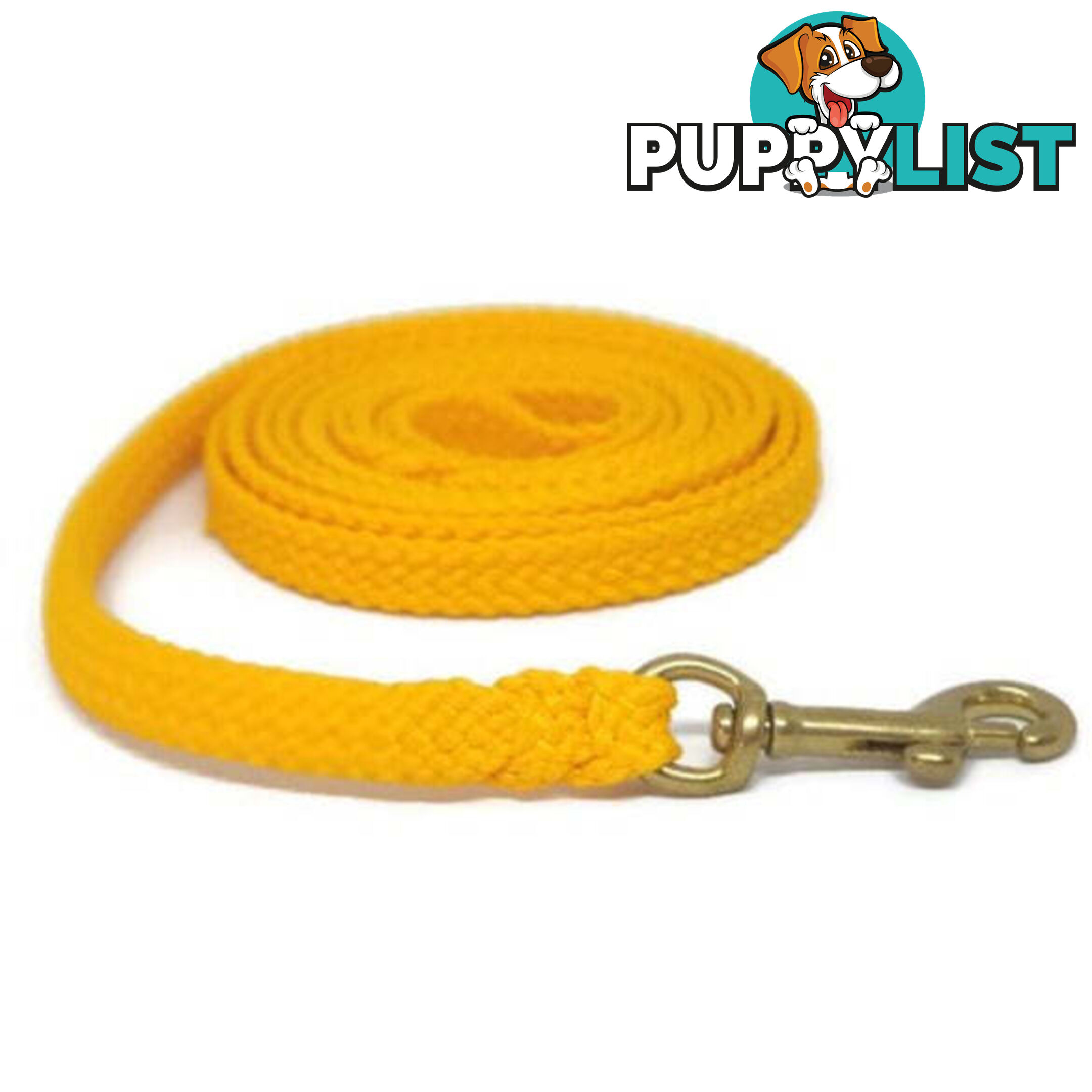 1.8m to 10m Long Dog Lead No Stitching Tough Yarnix 10mm Wide - YNXLD10-5-RD-SS