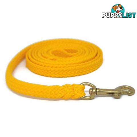 1.8m to 10m Long Dog Lead No Stitching Tough Yarnix 10mm Wide - YNXLD10-5-RD-SS
