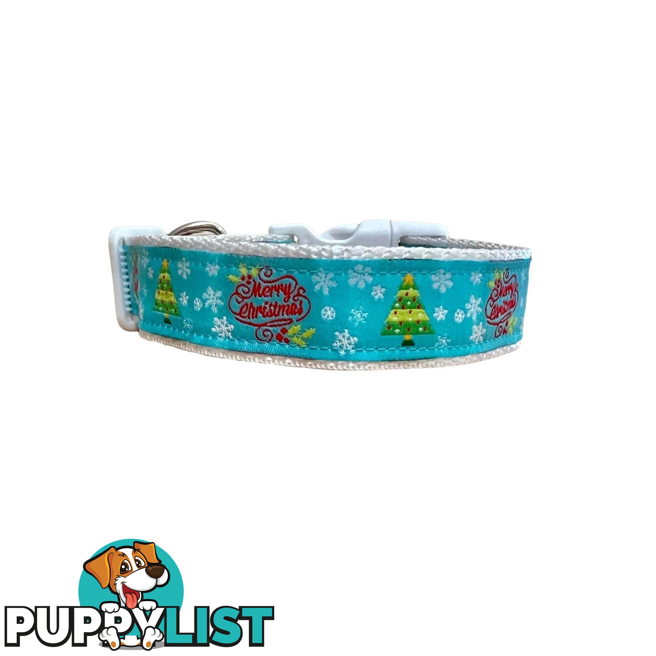 Christmas Dog Collar / Reindeer / Santa / XS - L - Hand Made by The Bark Side - TBSCHRXSREI