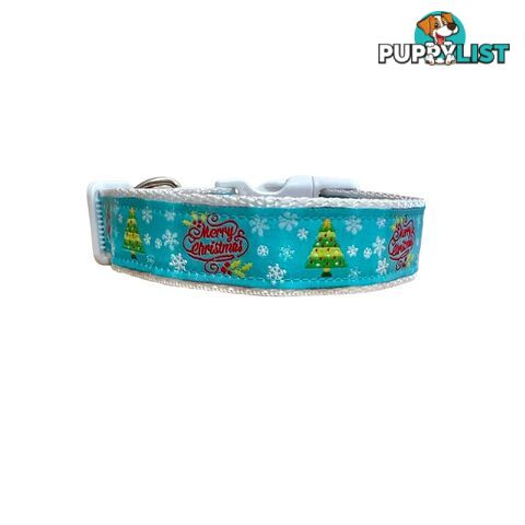 Christmas Dog Collar / Reindeer / Santa / XS - L - Hand Made by The Bark Side - TBSCHRXSREI